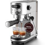 Neretva 20 Bar Compact Espresso Machine with Frother