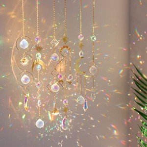 Colorful Crystal Suncatchers for Home & Garden