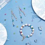 Rainbow 6mm Crystal Bicone Beads for Crafting