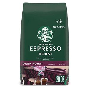 Starbucks Dark Roast Espresso Ground Coffee, 28 oz