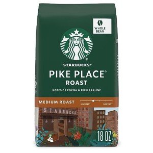 Starbucks Pike Place Medium Roast Whole Bean Coffee