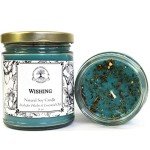 Soy Herbal Spell Candle for Wishes and Manifestation