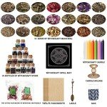 Witchcraft Supplies Kit for Beginners - 86 PCS