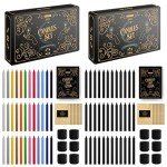 Wyspell 72-Count Colored and Black Candles