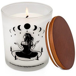 Witch-Themed Scented Candles for Halloween Decor