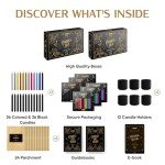 Wyspell 72-Count Colored and Black Candles