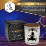 Witch-Themed Scented Candles for Halloween Decor