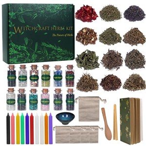 Witchcraft Kit: Spells, Herbs, Crystals & Candles