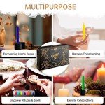 Wyspell 72-Count Colored and Black Candles