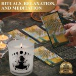 Witch-Themed Scented Candles for Halloween Decor