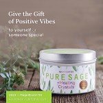 Healing Crystal Candle for Energy Cleansing & Manifestation