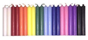 20 Mini Chime Candles in Assorted Colors