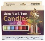 20 Mini Chime Candles in Assorted Colors