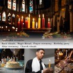 Colorful Mini Taper Candles for Ceremonies and Rituals