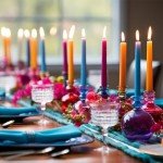 Colorful Mini Taper Candles for Ceremonies and Rituals