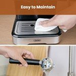 Gevi Compact Espresso Machine with Milk Frother