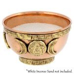 Triple Moon Copper Offering Bowl for Rituals