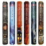 Witchcraft Themed Incense Sticks Variety Pack & Holder