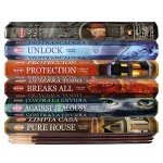 Witchcraft Themed Incense Sticks Variety Pack & Holder