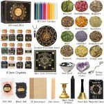 Witchcraft Spell Kit with Crystals and Herbs
