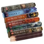 Witchcraft Themed Incense Sticks Variety Pack & Holder