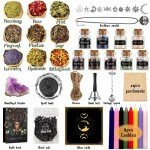 56-Piece Witchcraft Supplies Kit for Beginners
