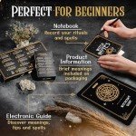 Witch Starter Kit with Candles, Crystals, and Herbs
