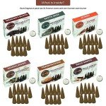 Trumiri Scented Incense Cone Variety Pack - 60 Count