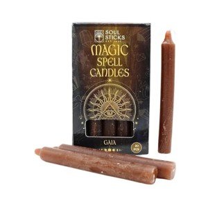 Gaia Magic Spell Chime Taper Candles, 20 pcs