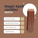 Gaia Magic Spell Chime Taper Candles, 20 pcs