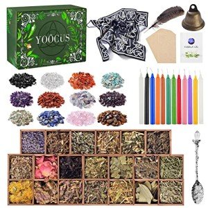 Witchcraft Kit: Herbs, Crystals, Candles & More