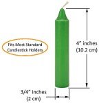 Wicca Wicks: 48 Colored Taper Candles