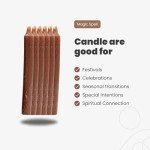 Gaia Magic Spell Chime Taper Candles, 20 pcs