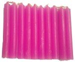 20 Pink Mini Spell Chime Candles for Rituals