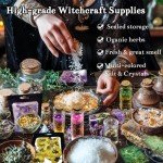 Ainswei Witch Spell Jar Kit - 145 PCS Tools