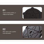 Wooden Pentacle Candle Holder for Rituals & Spells