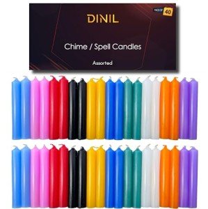 Assorted Mini Chime Candles – 40 Pack