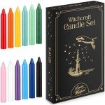 Witchcraft Colored Taper Candles - Set of 12