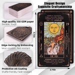 KLEDERY Beginner Tarot Cards with Guide Book