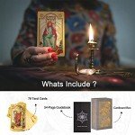 78 Gold Foil Tarot Cards with Guide Book