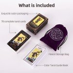 KLEDERY Beginner Tarot Cards with Guide Book