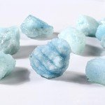 Natural Aquamarine Raw Crystals for Healing and Crafting