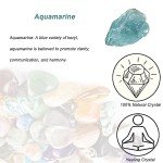 Natural Aquamarine Raw Crystals for Healing and Crafting