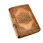 Handmade Artisan Ouija Grimoire Leather Journal for Spirit Communication, Witchcraft and Magic Leather Notebook with Deckle Edge Paper 200 pages, Witch Planner Diary Eo-Friendly TheGiftsConnect