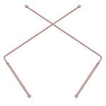 99.9% Copper Dowsing Rods - 2PCS Divining Rods - for Ghost Hunting Tools, Divining Water, Treasure, Buried Items Etc