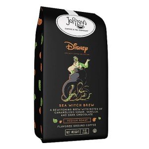 Joffrey's Coffee - Disney Sea Witch Brew, Disney Specialty Coffee Collection, Flavored Coffee, Notes of Caramelized Sugar, Dark Chocolate, & Vanilla, Medium Roast, Brew or French Press (Ground, 11oz)