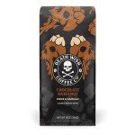 DEATH WISH COFFEE - Chocolate Hazelnut Ground Coffee, Fair Trade (14 oz)