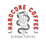 Hardcore Ground Coffee, High Caffeine, strong roast 16 Oz
