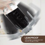 Xylanor Cold Brew Coffee Maker Pitcher, 64 OZ Heavy Duty Glass Wide Mouth Mason Jar Pour Spout Airtight Lid with Stainless Steel Infuser Filter for Iced Coffee, Ice Tea, Brewed Making