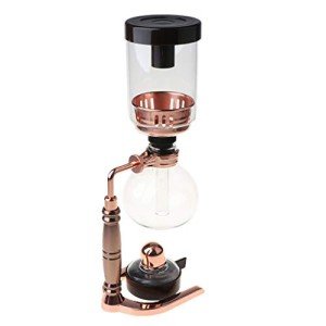 Idkska Japanese Style Siphon Coffee Maker Tea Siphon Pot Vacuum Coffeemaker Glass Type Coffee Machine Filter 3Cups